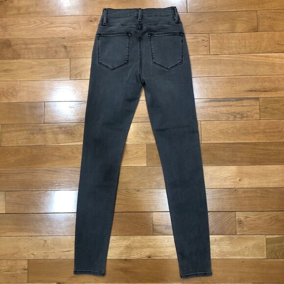 Frame Le High Skinny Black Jeans Size 24 - Picture 2 of 7